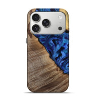 iPhone 17 Pro Wood Live Edge Phone Case - Mariam (Purple, 808586)