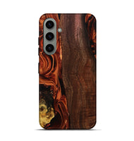 Galaxy S24 Wood Live Edge Phone Case - Elyssa (Red, 808648)