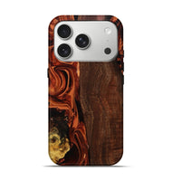 iPhone 17 Pro Wood Live Edge Phone Case - Elyssa (Red, 808648)