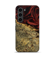 Galaxy S23 Wood Live Edge Phone Case - Shelbi (Red, 808656)