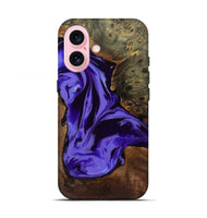 iPhone 17 Wood Live Edge Phone Case - Adell (Purple, 808660)