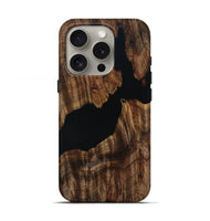 iPhone 16 Pro Wood Live Edge Phone Case - Hal (Wood Burl, 808670)