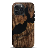 iPhone 16 Pro Max Wood Live Edge Phone Case - Hal (Wood Burl, 808670)