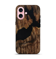 iPhone 17 Wood Live Edge Phone Case - Hal (Wood Burl, 808670)