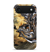iPhone 17 Air Wood Live Edge Phone Case - Brice (Black & White, 808676)