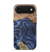 iPhone 17 Air Wood Live Edge Phone Case - Herbert (Blue, 808678)