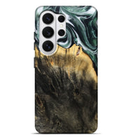 Galaxy S26 Ultra Wood Live Edge Phone Case - Isidore (Black & White, 808679)