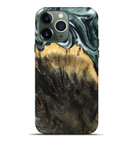 iPhone 13 Pro Max Wood Live Edge Phone Case - Isidore (Black & White, 808679)