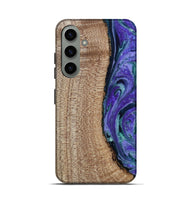 Galaxy S24 Wood Live Edge Phone Case - Tess (Purple, 808690)