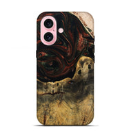iPhone 17 Wood Live Edge Phone Case - Aryanna (Red, 808697)