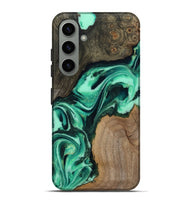Galaxy S24 Plus Wood Live Edge Phone Case - Berkley (Green, 808701)