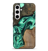 Galaxy S25 Plus Wood Live Edge Phone Case - Berkley (Green, 808701)