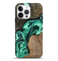 iPhone 15 Pro Max Wood Live Edge Phone Case - Berkley (Green, 808701)