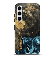 Galaxy S25 Plus Wood Live Edge Phone Case - Raven (Blue, 808706)