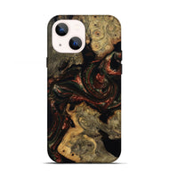 iPhone 13 Wood Live Edge Phone Case - Azalea (Red, 808707)