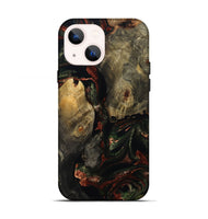 iPhone 13 Wood Live Edge Phone Case - Alayah (Red, 808711)