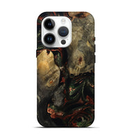 iPhone 15 Pro Wood Live Edge Phone Case - Alayah (Red, 808711)