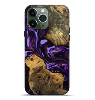 iPhone 13 Pro Max Wood Live Edge Phone Case - Ellen (Purple, 808714)