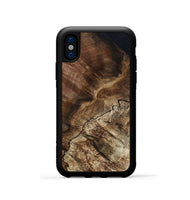 iPhone Xs Wood Phone Case - Violet (Wood Burl, 808736)