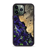 iPhone 13 Pro Max Wood Phone Case - Zaid (Purple, 808829)