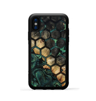 iPhone Xs Wood Phone Case - Royal (Pattern, 808846)