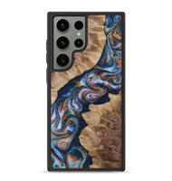 Galaxy S23 Ultra Wood Phone Case - Kellie (Teal & Gold, 808850)