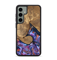 Galaxy S24 Plus Wood Phone Case - Jesica (Blue, 808892)