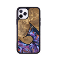 iPhone 11 Pro Wood Phone Case - Jesica (Blue, 808892)