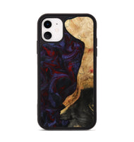 iPhone 11 Wood Phone Case - Erich (Red, 808909)