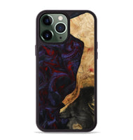 iPhone 13 Pro Max Wood Phone Case - Erich (Red, 808909)