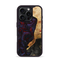 iPhone 16 Pro Wood Phone Case - Erich (Red, 808909)