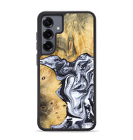 Galaxy S25 Plus Wood Phone Case - Nallely (Black & White, 808914)