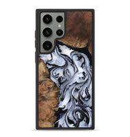 Galaxy S23 Ultra Wood Phone Case - Aries (Black & White, 808915)