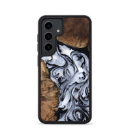Galaxy S24 Wood Phone Case - Aries (Black & White, 808915)