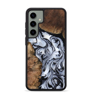 Galaxy S24 Plus Wood Phone Case - Aries (Black & White, 808915)