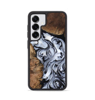 Galaxy S25 Wood Phone Case - Aries (Black & White, 808915)