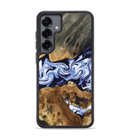 Galaxy S25 Plus Wood Phone Case - Melba (Blue, 808916)