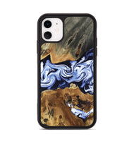 iPhone 11 Wood Phone Case - Melba (Blue, 808916)