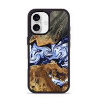 iPhone 17 Wood Phone Case - Melba (Blue, 808916)