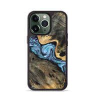 iPhone 13 Pro Wood Phone Case - Neil (Blue, 808917)