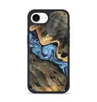 iPhone 16e Wood Phone Case - Neil (Blue, 808917)