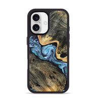 iPhone 17 Wood Phone Case - Neil (Blue, 808917)