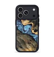 iPhone 17 Pro Wood Phone Case - Neil (Blue, 808917)