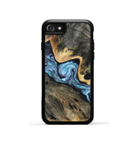 iPhone SE Wood Phone Case - Neil (Blue, 808917)