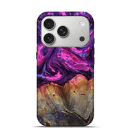 iPhone 17 Pro Wood Live Edge Phone Case - Dillion (Purple, 809006)
