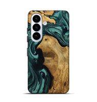 Galaxy S26 Wood Live Edge Phone Case - Leesa (Green, 809022)