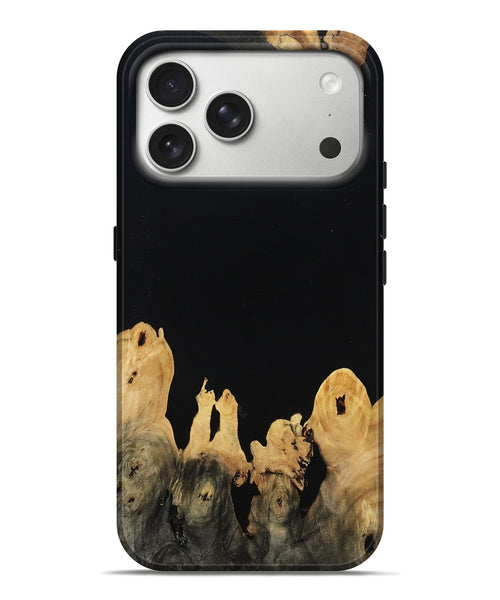 iPhone 17 Pro Max Wood Live Edge Phone Case - Lucie (Wood Burl, 809032)
