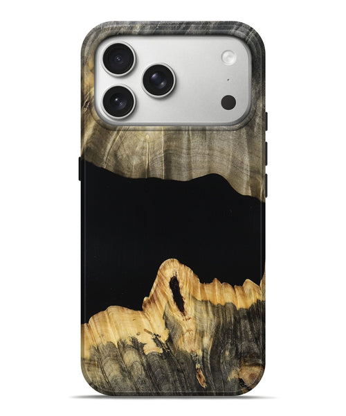 iPhone 17 Pro Max Wood Live Edge Phone Case - Madie (Wood Burl, 809033)