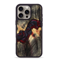 iPhone 16 Pro Max Wood Phone Case - Lane (Red, 809052)