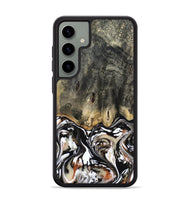 Galaxy S24 Plus Wood Phone Case - Kesha (Black & White, 809055)